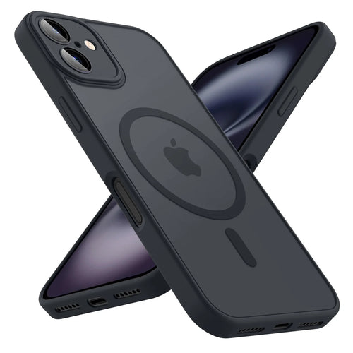 Luxury Frosted Phone Case for Iphone 17 17E 16E 16 15 14 13 12 11 Pro Max plus Air for Magsafe Matte Transparent Magnetic Cover